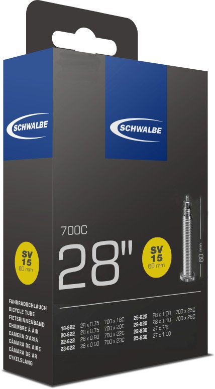 Schwalbe bnb SV15 28 x 0.75 - 1.10 fv 60mm